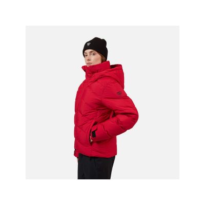 4. ROSSIGNOL W WISPILE RIPSTOP DOWN JKT women's ski jacket red