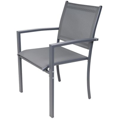 12. GARDEN CHAIR 57X57X88CM TEXTLINE SET OF 2