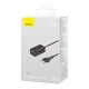 10. Baseus GaN3 Pro fast charger GaN 2 x USB Type C / 2 x USB 65W PD, QC4.0+, AFC, PPS + cable USB Type C - USB Type C 1m black (CCGP040101)