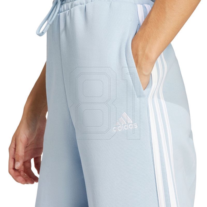 4. adidas Essentials 3-Stripes Fleece Wide Pants W IR5384