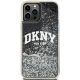 3. DKNY Liquid Glitter Big Logo iPhone 12 Pro/12 Case - Black
