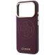 6. Guess Perforated 4G Gold Logo Magsafe Case for iPhone 18 Pro / 17 Pro - Burgundy
