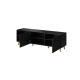 5. TV cabinet PAFOS 150x40x52 black matt