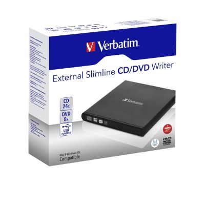 5. Verbatim 98938 USB 2.0 Slimline DVD-REC Writer