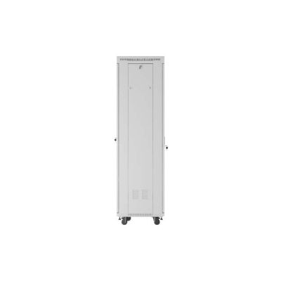 24. LANBERG FLOOR RACK CABINET 19" 42U 600X600 GRAY GLASS DOOR LCD (FLAT PACK) V2