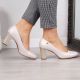2. Sergio Leone W SK193B beige pearl heel pumps 