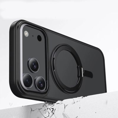 4. Tech-Protect MagRing MagSafe case for iPhone 17 Pro - matte black