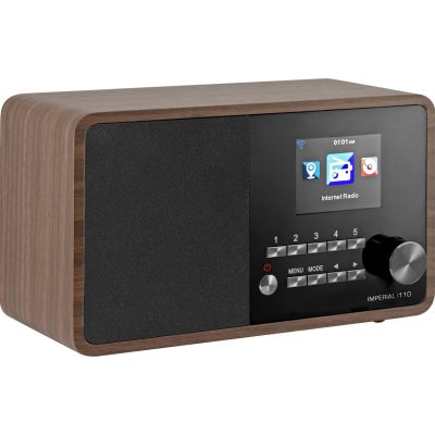 6. Imperial i110 Wi-Fi Radio with Media Player Function Wood