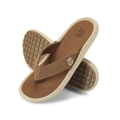 2. Gumbies Men's NOOSA FLIP-FLOP LATTE Flip-Flops