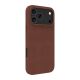 4. dbramante 1928 Roskilde MS – leather case for iPhone 17 Pro Max, MagSafe-compatible (dark tan)