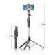 2. Selfie stick Orico SPM190 tripod 1/4" for phone camera with 360 degree rotation Bluetooth 5.2 - black