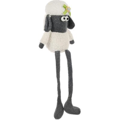 15. SITTING SHEEP 18CM SPRING DECORATION