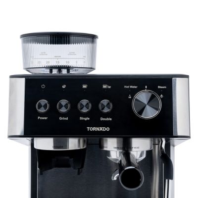 15. ELDOM PRESSURE ESPRESSO MACHINE ECK1 1300W 20 BAR, MILK TANK, 6 AUTOMATIC PROGRAMS, 2 MANUAL PROGRAMS