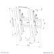 10. Neomounts WL35S-850BL12 TV wall mount for televisions up to 165.1 cm (65"), Black
