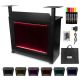 2. DJ BOOTH BK - DJ booth table, RGB LED backlit board, remote control, pens, cover