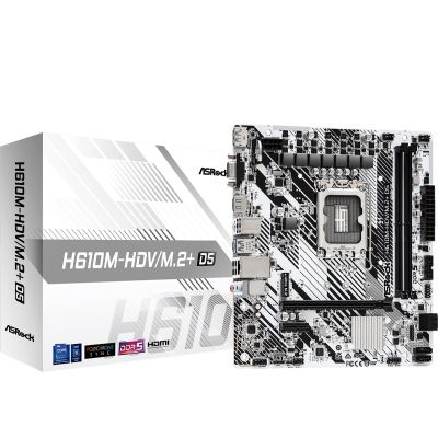 5. Asrock H610M-HDV/M.2+ D5 motherboard
