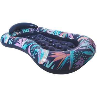2. INFLATABLE MATTRESS 175x110x42CM FLOATING SUMMER NIGHT CHAIR 33359