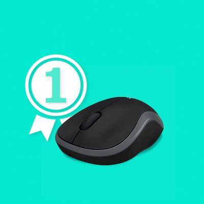 2. Logitech 910-002238 Mouse (Optical; 1000 DPI; Gray)
