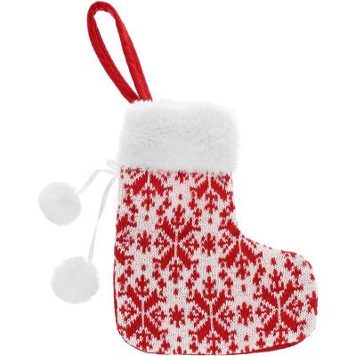 6. WHITE GIFT SOCK PENDANT 16x19CM