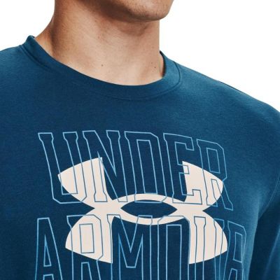 6. Under Armor UA Rival Terry Logo Crew M 1370391 458 sweatshirt