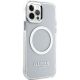 4. Guess Metal Outline Magsafe case for iPhone 12 / iPhone 12 Pro - silver