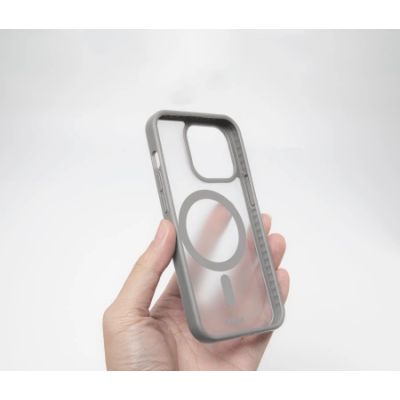 2. LAUT Huex Protect case with MagSafe for iPhone 15 Pro Max - gray