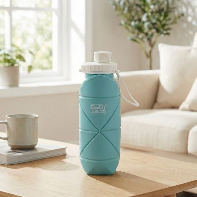 8. BODY SCULPTURE BLUE FOLDABLE WATER BOTTLE BB 25BL