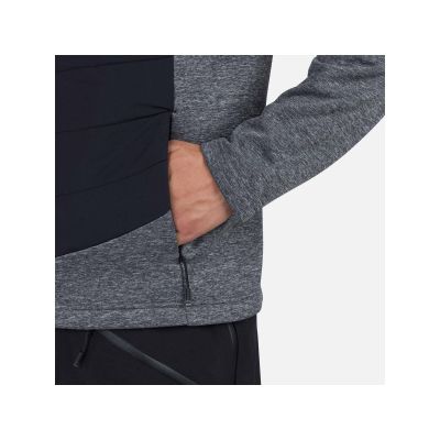 4. Rossignol Classique Hybrid Clim Fz sweatshirt, gray
