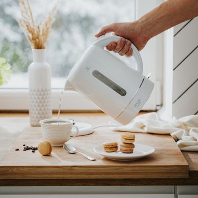 11. Electric kettle ADLER AD 1385w white