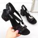 2. Comfortable Rieker W RKR679 black sandals