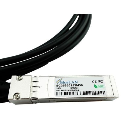 4. BlueOptics JD096C-BL InfiniBand/Fiber Optic Cable 1m SFP+ Black