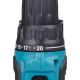 20. Makita DDF490Z Drill 1900 RPM Central Locking 1.7 kg Blue, Black