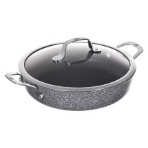 BALLARINI Salina Granitium deep frying pan with 2 handles, granite, 24 cm 75002-811-0