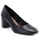 8. Women’s Black Leather Loafers Sergio Leone MK25112-S