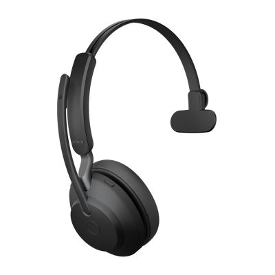 6. Jabra Evolve2 65 UC Mono Wireless On-Ear Headphones USB-A + Stand