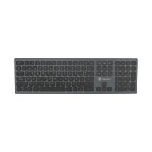 NATEC NKL-1830 Universal RF Wireless + Bluetooth QWERTY Keyboard Spanish Black, Gray