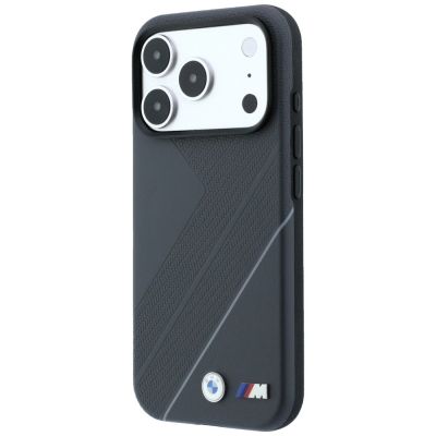 2. BMW M Tire Track with Silver Line MagSafe Case for iPhone 18 Pro / 17 Pro - Dark Gray