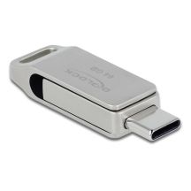DeLOCK Pendrive USB-C + Type-A 5 Gbps 64 GB - metal casing