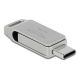 DeLOCK Pendrive USB-C + Type-A 5 Gbps 64 GB - metal casing