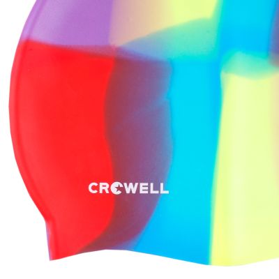 4. Crowell Multi-Flame-10 Silicone Swimming Cap