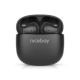Niceboy Beans 4 POP black / Wireless headphones with microphone / Bluetooth 5.4 / IPX4 / charging case
