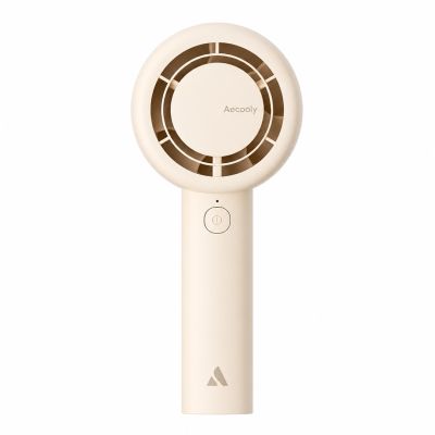 3. Aecooly Halo 01 Portable Handheld Fan, Beige