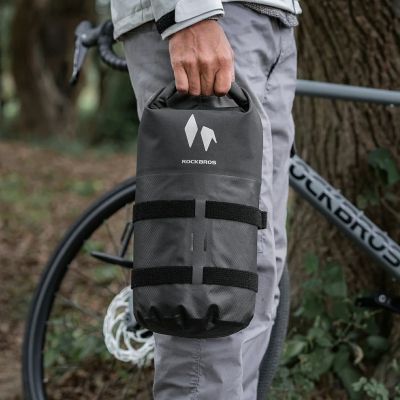 10. Rockbros AS-156 7l Fork Bag Waterproof Pannier - Black