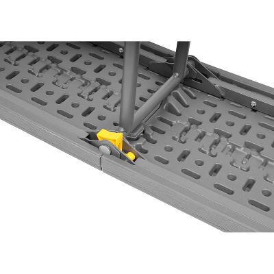 15. CATERING BANQUET FOLDING BENCH 183x28x43CM WOODLAND BOARD DARK GREY