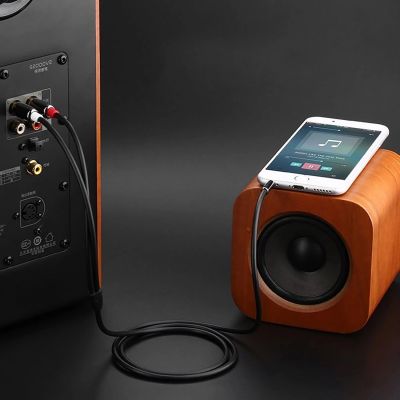 6. Ugreen AV116 10584 audio mini jack cable 3.5 mm (male) / 2RCA (male) 2m - black