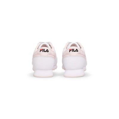 3. Fila Orbit women's sports shoes sneakers fashionable comfortable lightweight white pink