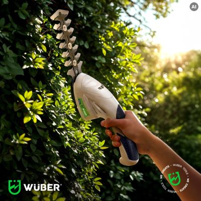 13. Cordless 2-in-1 hedge and grass trimmer, 7.2 V, 120 mm cutting, USB-C, W23320 WUBER