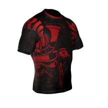 The "Warrior" compression rashguard is made of DBX MORE DRY M material.