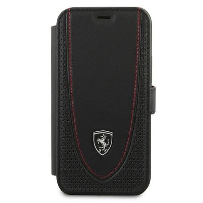 2. Ferrari FEOGOFLBKP12SBK iPhone 12 mini 5.4" black/black book Off Track Perforated