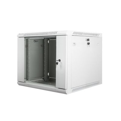 7. 9U Rack Wall Mounted Cabinet Lanberg WF01-6609-10S Gray